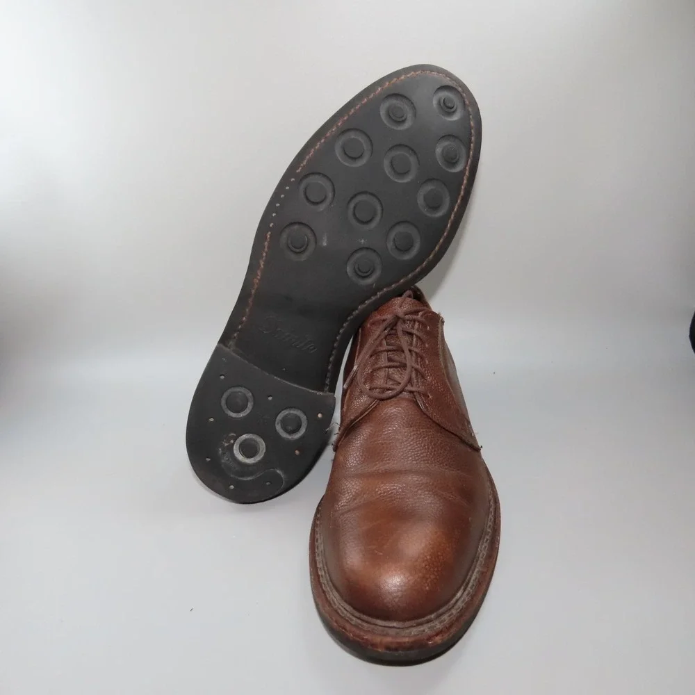 Allen EdmondsLeeds‎ Derby Men's US 9 D Brown Pebble Grain Dainite